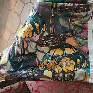 5 yards exquisite  Tiffany lamp design fabric.
